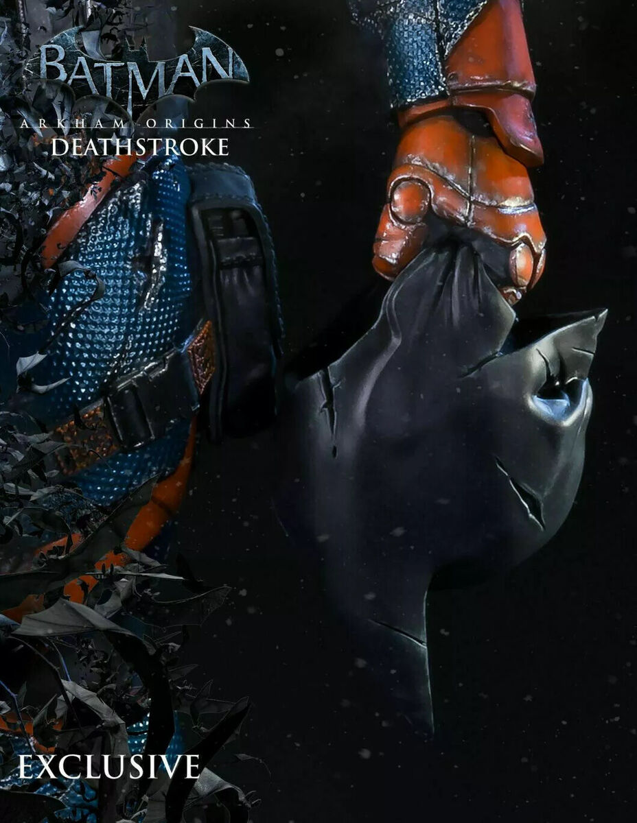 Prime 1 Studio Arkham Origins Deathstroke Statue -EXCLUSIVE Prime 1 Studio Arkham Origins Deathstroke Statue -EXCLUSIVE