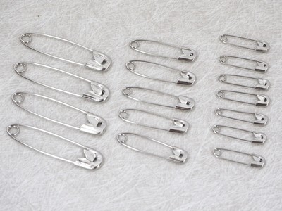Produktbild von NEBURORA 600pcs Schwarze Sicherheitsnadeln Verschiedene Größen Sicherheitsnadel Kleine Und Große