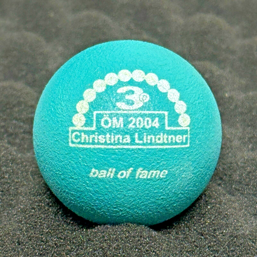 Minigolfball 3D BoF ÖM 2004 Christina Lindtner KX - unmarkiert, ungespielt