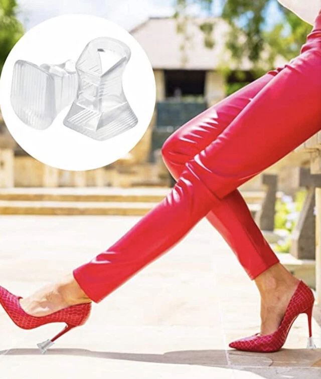 Transparente Absatzschoner 6 Paar - Rutschfeste Caps Für High Heels Auf Rasen & Bei Hochzeiten