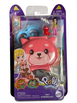 Polly Pocket Pet Connects Cat Micro Playset