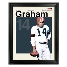 Otto Graham Framed Sports Art Photo by Thomas Maxwell