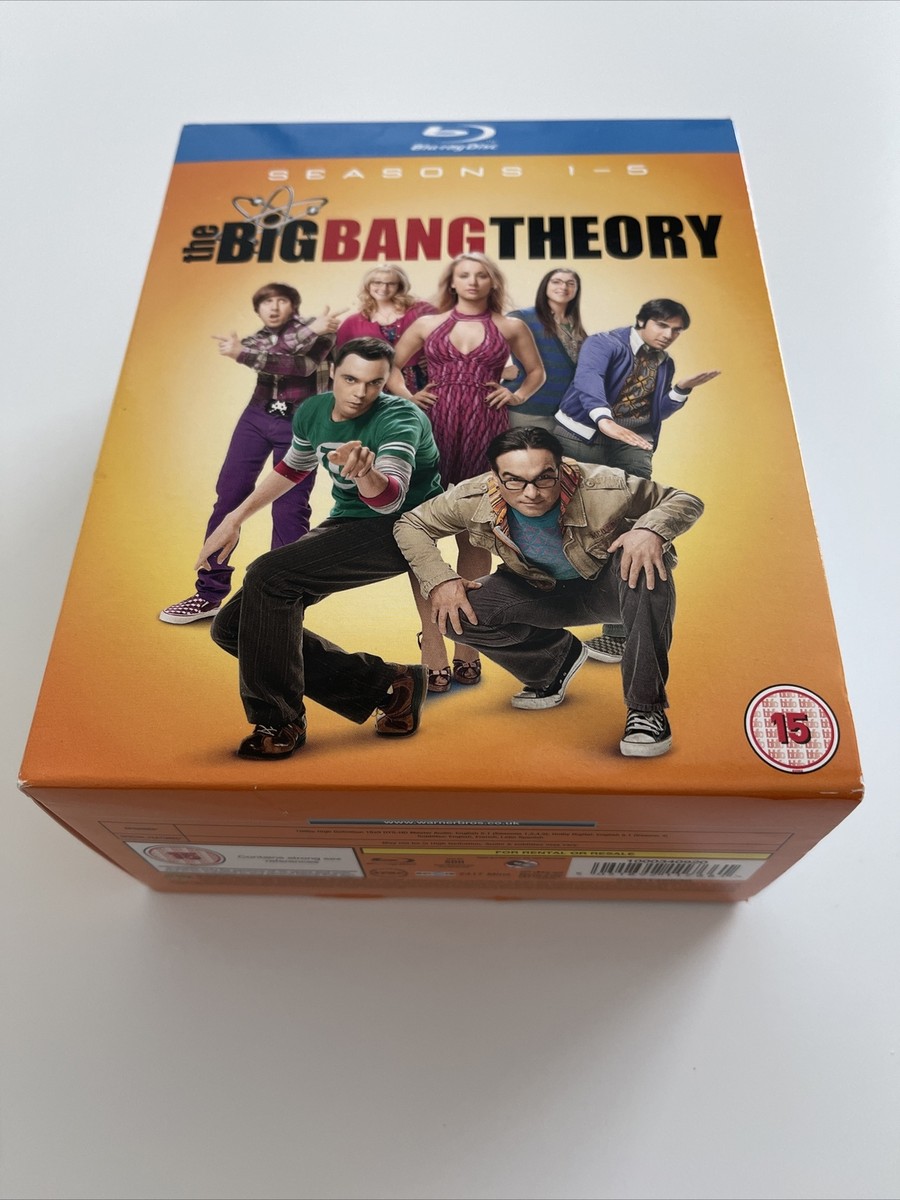 Big Bang Theory Complete Seasons 1-5 Blu Ray DVD Boxed Set | eBay