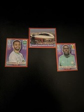 2022 Panini World Cup Qatar Stickers Red Border - stadium - 2 players