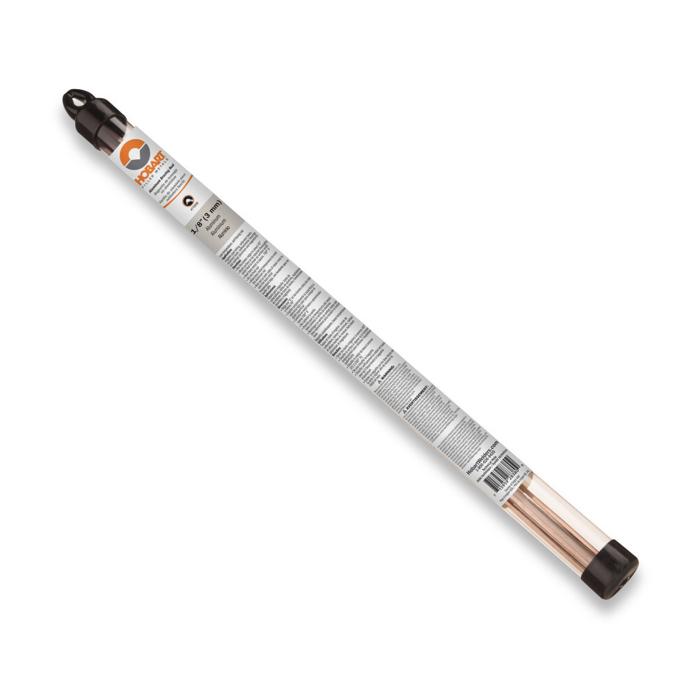 Hobart Aluminum Low Temperature Self Fluxing Brazing Rod 1/8In