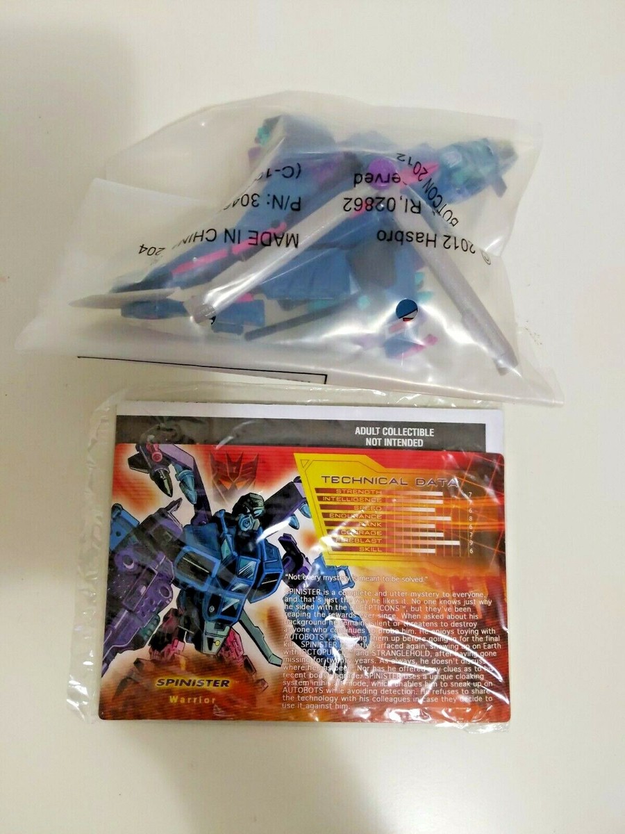 Transformers TFCC Botcon 2012 Shattered Glass Spinister | eBay