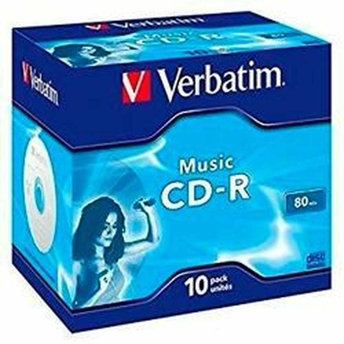 CD-R Verbatim Music CD-R 700 MB Nero [10 Unità]