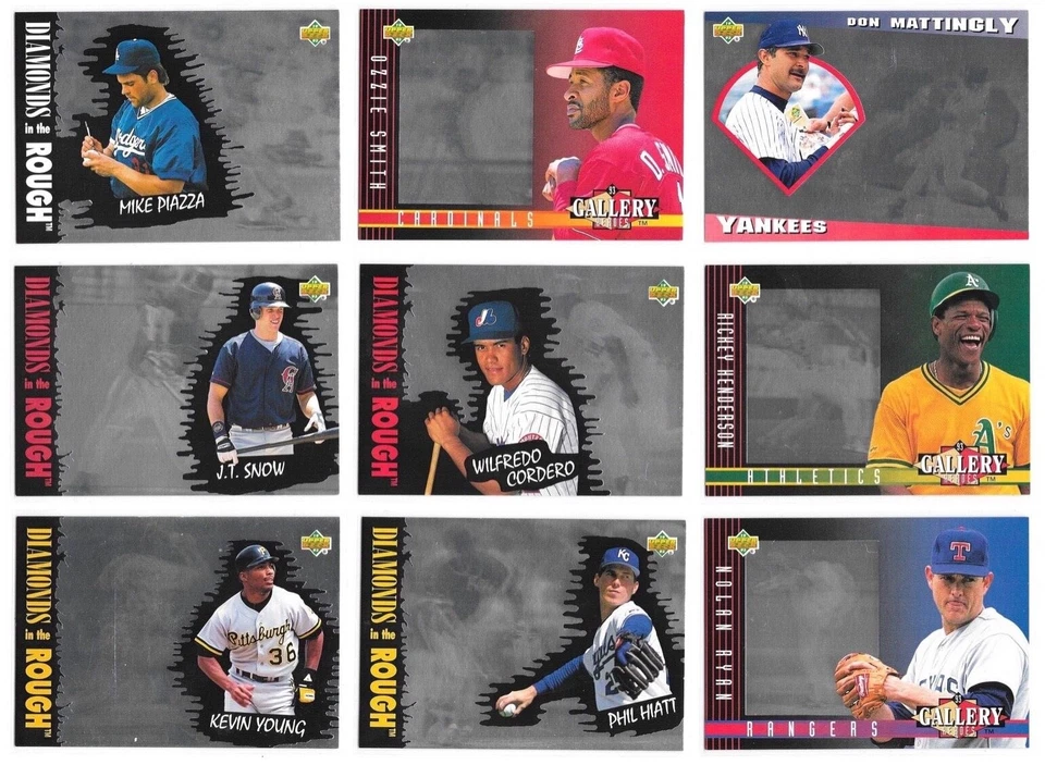 1993 Upper Deck Diamond Gallery Baseball Trading Cards / Choose #s 1-36 / mb30 - Image 4 of 4