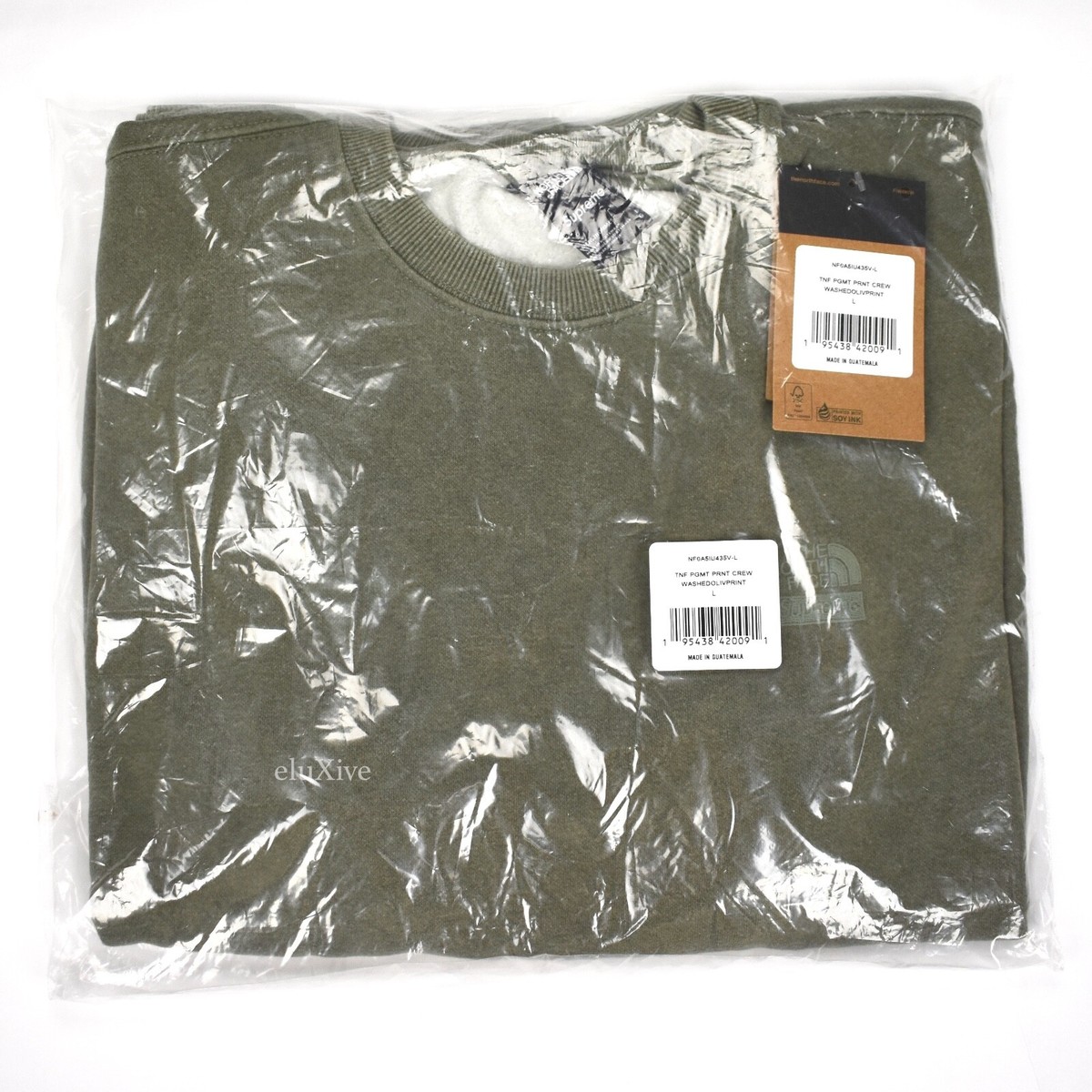 NWT Supreme NY The North Face Pigment Print Logo Sweatshirt NWT Supreme NY The North Face Pigment Print Logo Sweatshirt