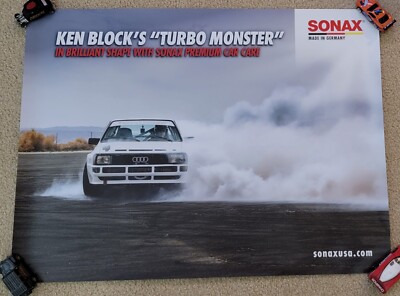 2022 Ken Block Sonax ''Turbo Monster'' Audi Sport quattro SEMA Show Rally Poster