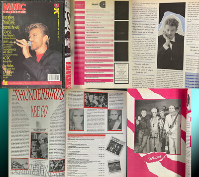 POP CULTURE DAVID BOWIE Music Collector 33 Nov 1991 Thunderbirds AC/DC Hollies