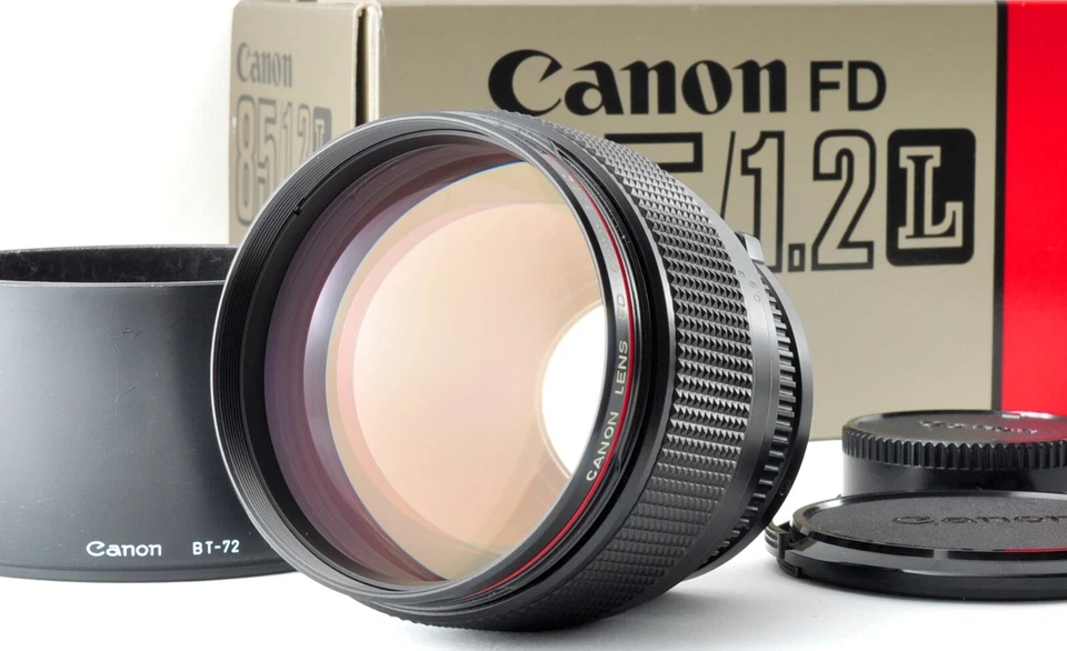 Canon New FD 85mm F/1.2L [MINT in Box] MF Portrait Prime Lens NFD F1.2 L - Image 2 of 4