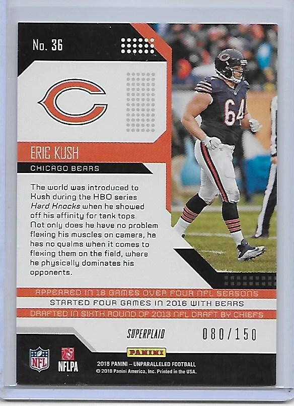 Chicago bears hotsell kush jersey