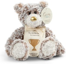 DEMDACO You're The Best Mini Giving Bear 8.5" Plush Sentiment Tag Gift