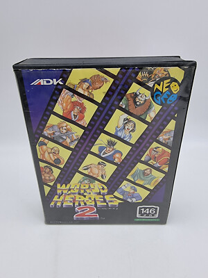 World Heroes 2 Neo Geo Aes Japan Box Used Original | eBay