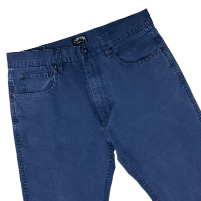 Vintage 90s Stussy Straight Leg Jeans Pants - Men, Blue, 32 | eBay