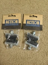 Two sets of Action Bicycle Brake Pads-Bolt On-for alloy or steel rims