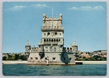 Belem Tower Lisbon Portugal Continental Unposted Postcard