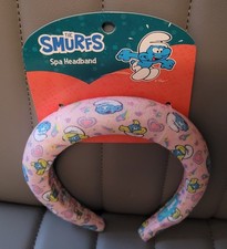 NWT The Smurfs Pink Spa Headband Comfy Nice