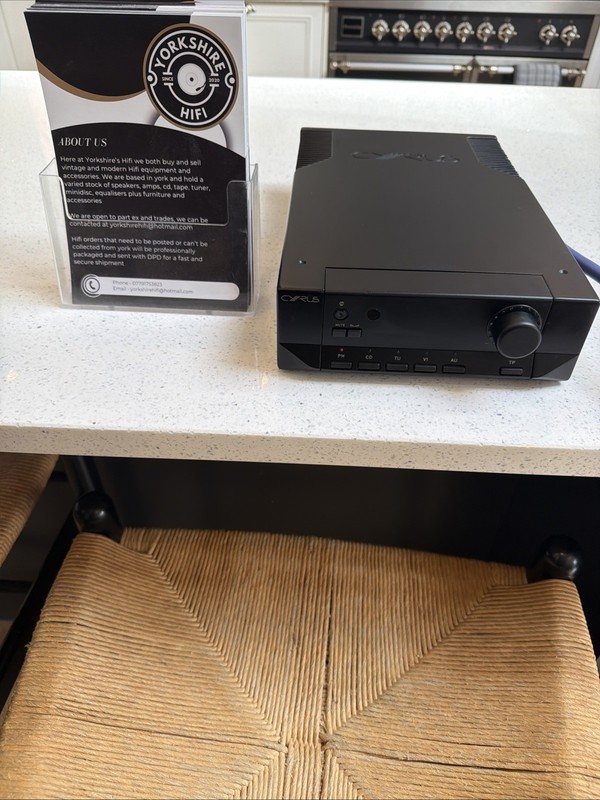 Cyrus 3 III Integrated Amplifier Black - Vintage Hifi - Phono - Serviced - POST