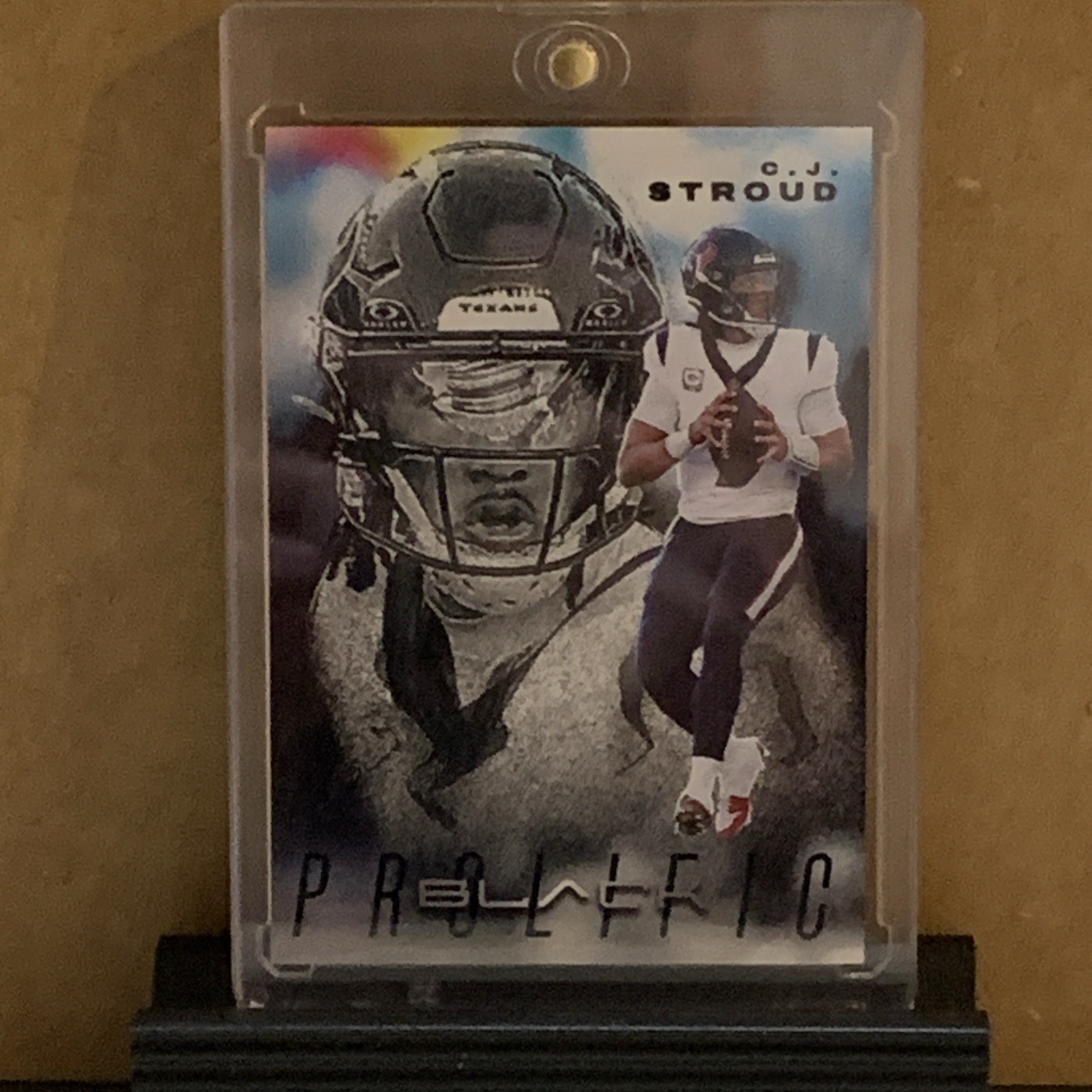 2024 PANINI BLACK - CJ STROUD PROLIFIC SSP CASE HIT #PR-CJS TEXANS