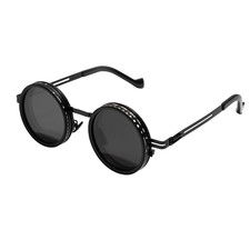 Adjustable Tint Polarized round Sunglasses for Men and Women