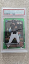 2025 Bowman 1st Chrome Mega Bo Davidson Green 99 PSA 9 San Francisco Giants 