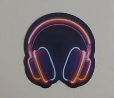 Monarch Butterfly Bright Colorful Neon Sticker 2.18" (AJ)