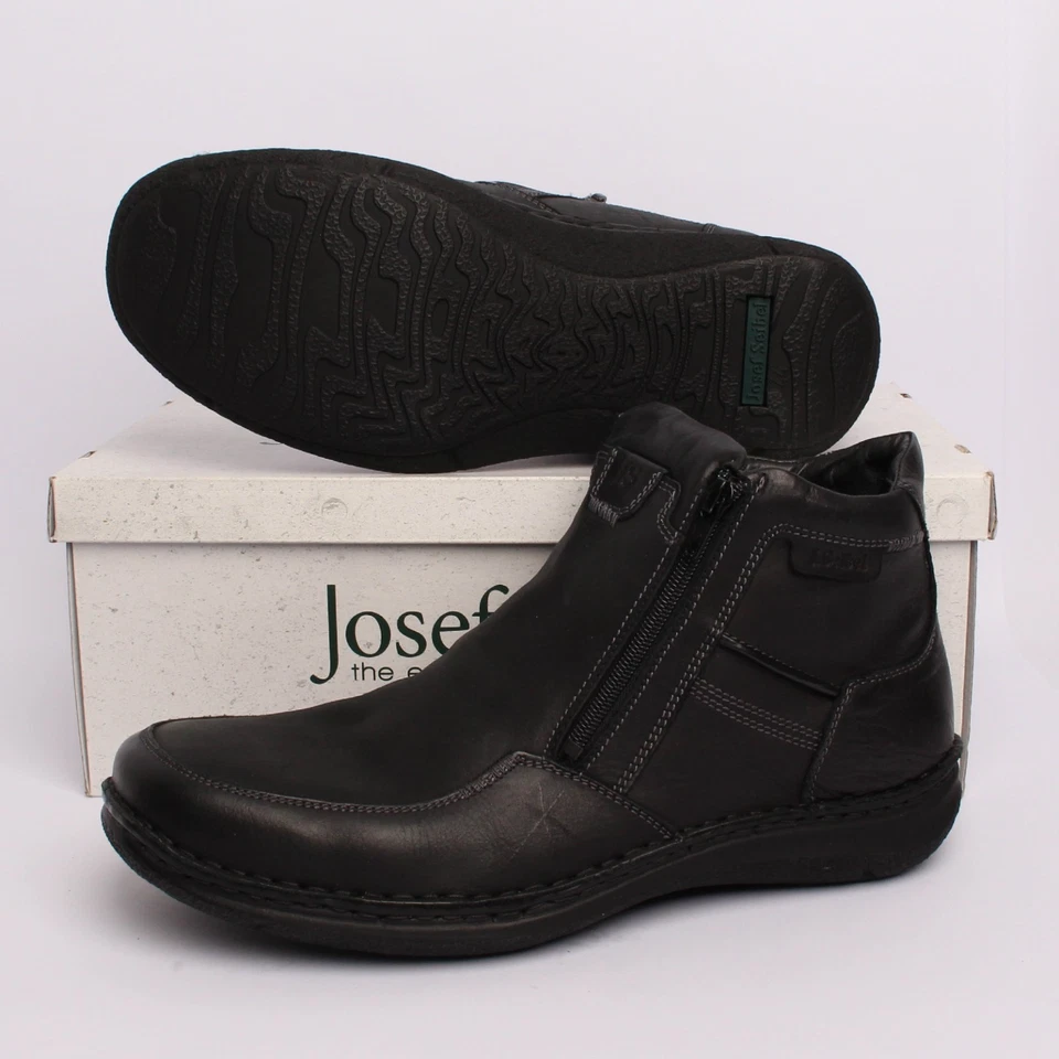 Josef Seibel Winterstiefel Anvers 29 Canyon, schwarz Leder Gr.44 Weite K NEU - Bild 2 von 2