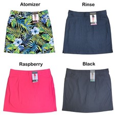 Rafaella Women's Stretch Skort with Pockets, Classic Fit, Mid-Thigh, Plus Size