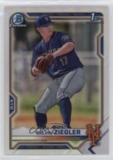 2021 Bowman Draft Chrome Refractor Calvin Ziegler #BDC-123 0a6