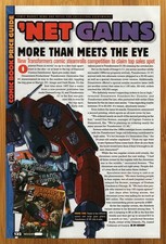 2002 Dreamwave Comics Transformers Print Ad/Poster Optimus Prime Pat Lee Art 00s
