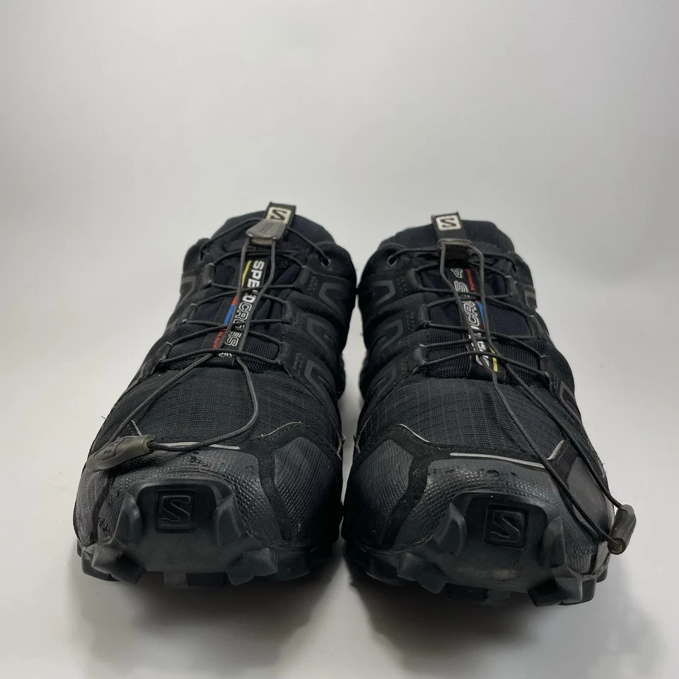 Salomon Speedcross 4 Zapatos para Correr Para Hombre Talla 10.5 Trail Triple Negro Atlético Foto 2 de 4
