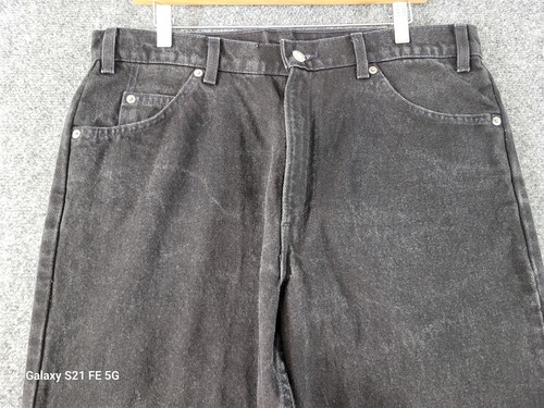 Vtg 90's Levi's 550 Relaxed Fit Denim Jean Men ACTUAL SZ 32x28 Hemmed Orange Tab - Picture 2 of 16