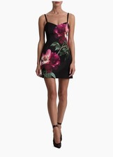 Alice & Olivia $395 Nina Floral Sweetheart Minidress Sz 0 US