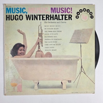 Hugo Winterhalter - Music, Music, Music! 12'' LP Record 1955 Harmony Jazz 33 RPM