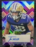 2022 Leaf Metal Draft Trent McDuffie Rookie Auto /25 Purple Color Match Chiefs