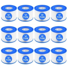 SORSWEET 12 Pack Type VI Hot Tub Filter Cartridge Compatible with Lay-Z-Spa, ...