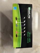 MaxLite Slim Desk Lamp NEW   Sleek LED Light for Home Office or Study