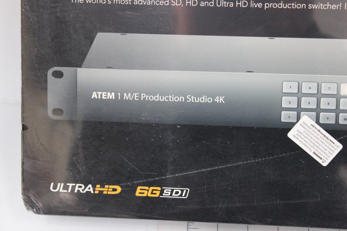 Blackmagic Design ATEM 1 M/E Production Studio 4K Switcher | eBay