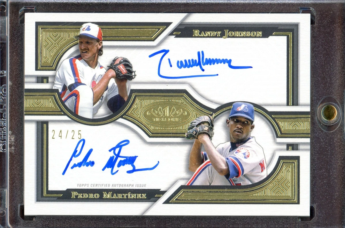 Topps Pedro Martinez Baseball Autographed Sports Trading Cards 