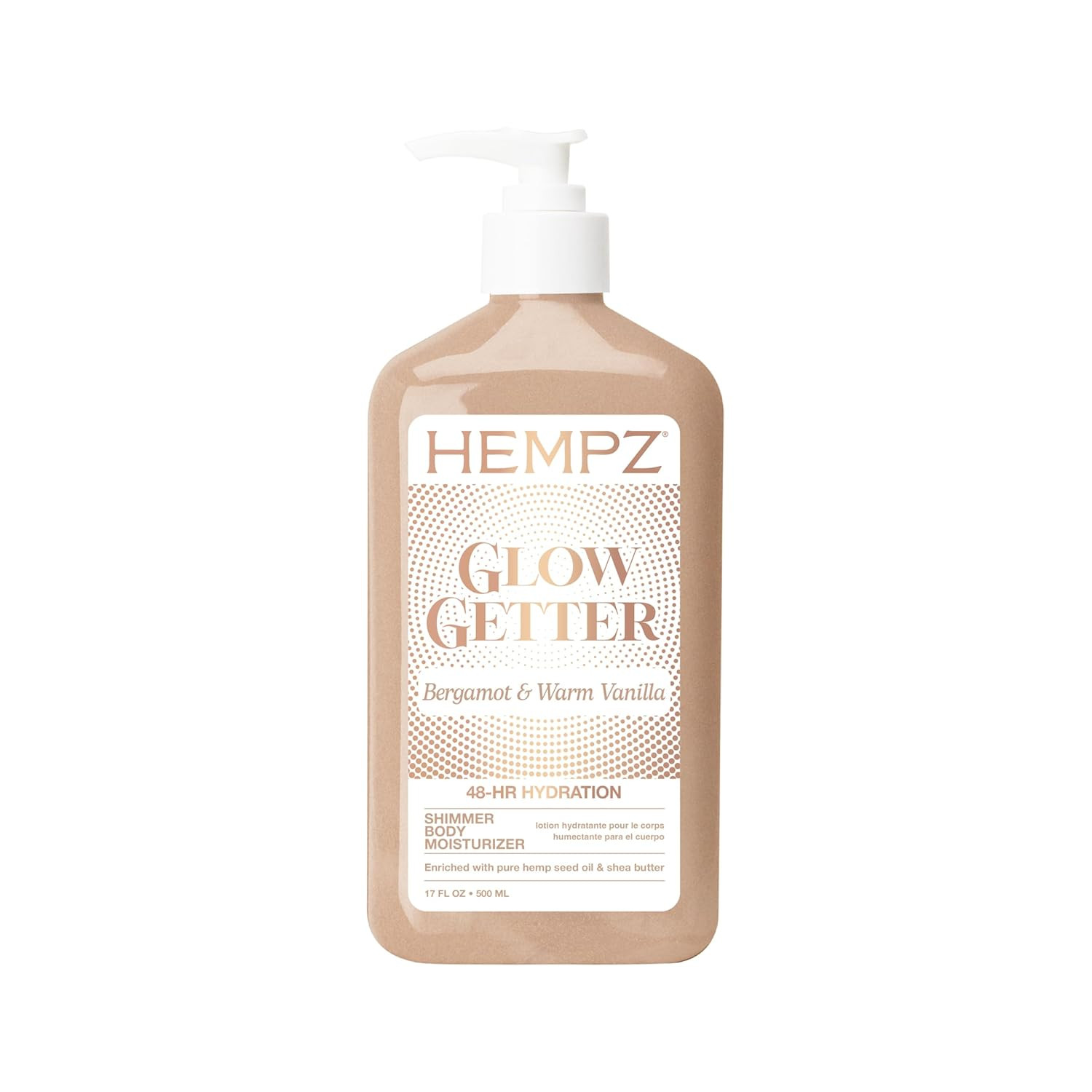 Glow Getter Body Lotion, Hydrating Moisturizer with Shimmer, 17 Oz.