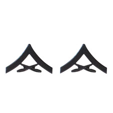 Marine Corps Lance Corporal Chevron- USMC LCPL Black Metal Chevron (Made in USA)