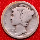 1921-D MERCURY DIME