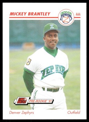 1991 Line Drive AAA #129 Mickey Brantley