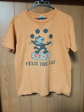 TOYS McCOY Felix VF-3 T-Shirt M Mustard Color Used Condition