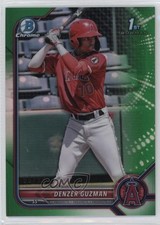 2022 Bowman Chrome Prospects Green Refractor 60/99 Denzer Guzman #BCP-138 0fz3