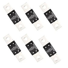 250A Fuses, 6 Pcs 250A High Current Fuse Bolt Down Auto Fuse Time Model: 250A