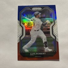2021 Panini Prizm Baseball - #248 Luis Robert Red White And Blue Prizm