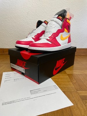 Nike Air Jordan 1 High Retro OG Light Fusion Red 555088 603 Sneaker NEU EU 42